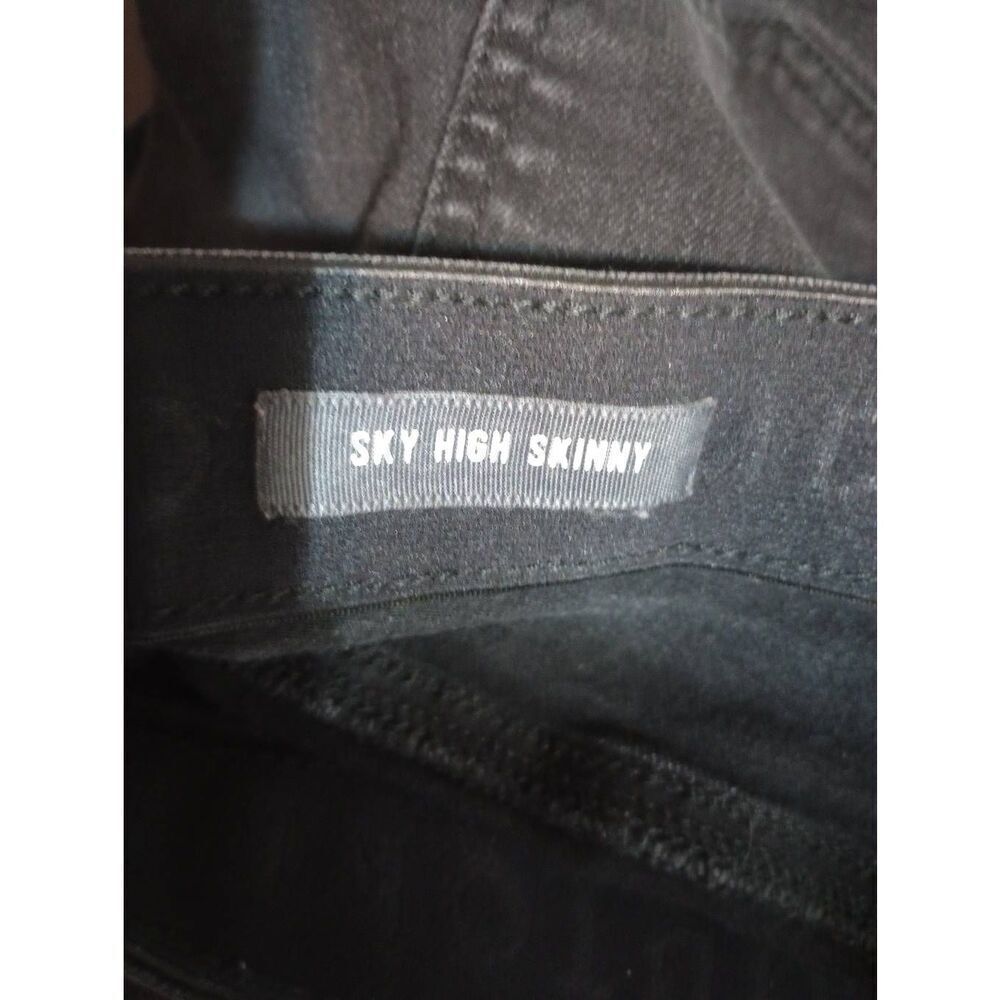 Torrid Jeans Ladies 16R Black Skinny High Rise‎ Distressed Comfort Waist - Picture 8 of 10
